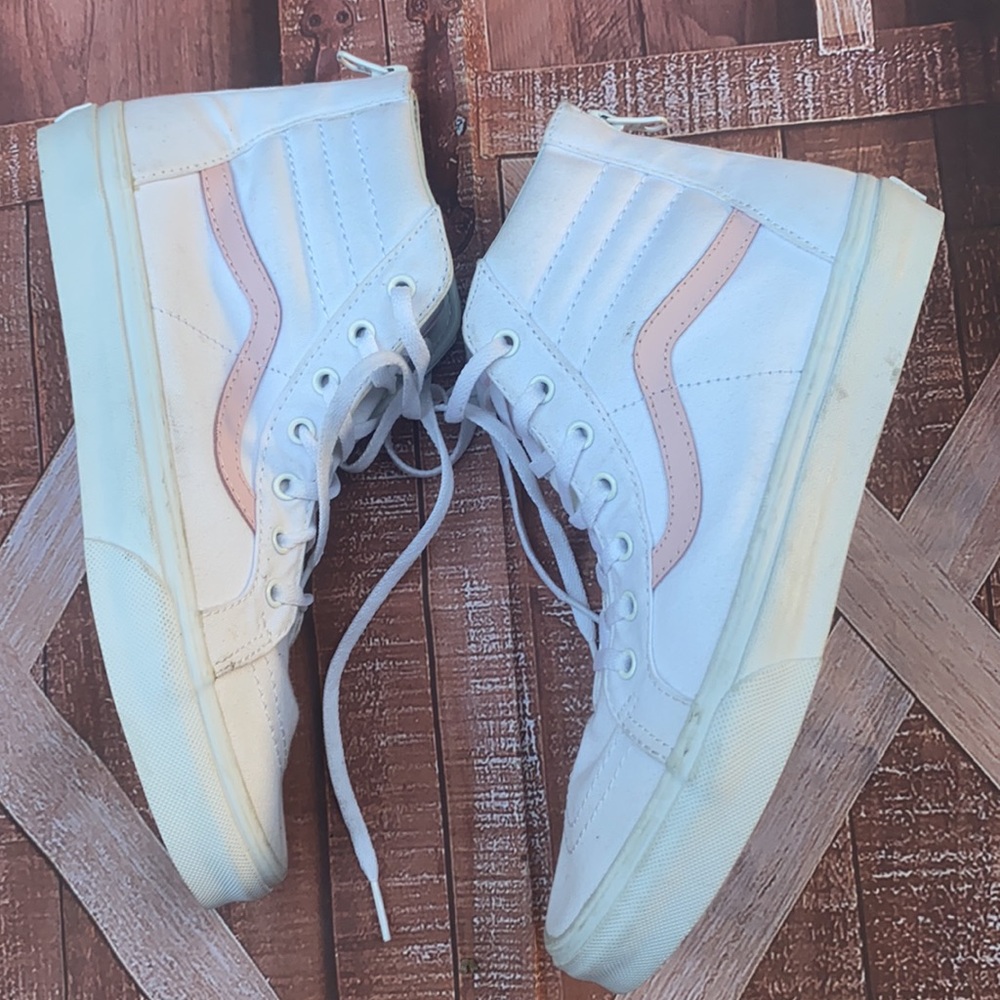 Vans Skate High Sneakers kids Sz 7 , Women’s 9.